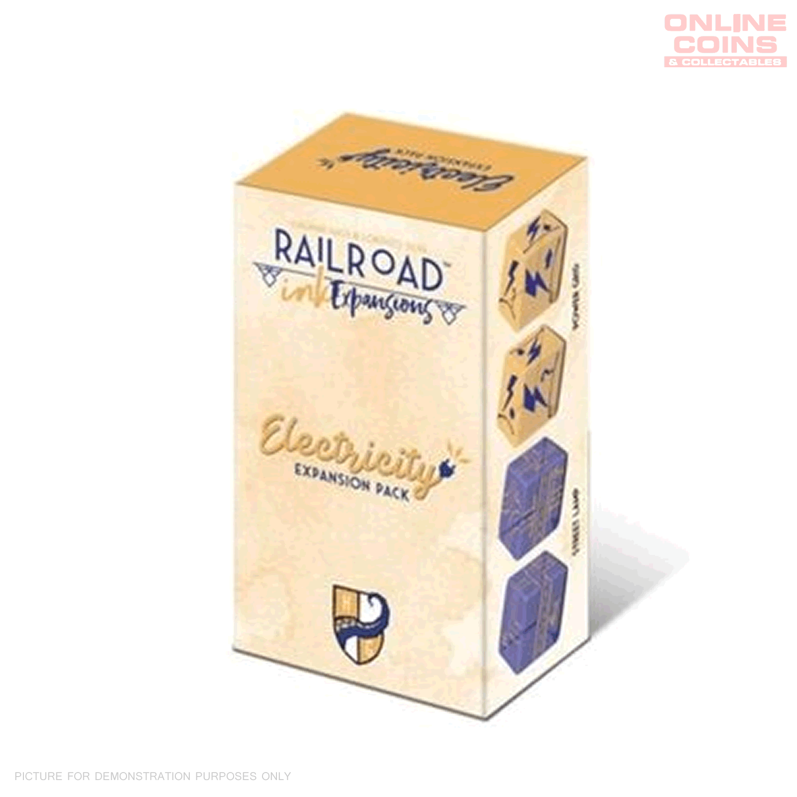 Railroad Ink - Challenge Dice Expansion - Electricity Pack